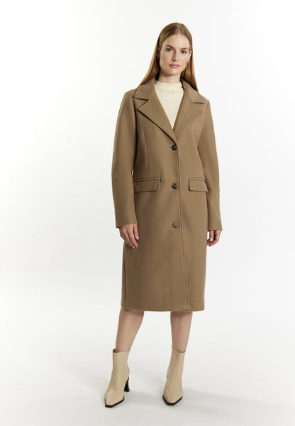 Dreimaster Klassik Women's Transitional Jacket In A Wool Look - Schmuddelwedda Shop