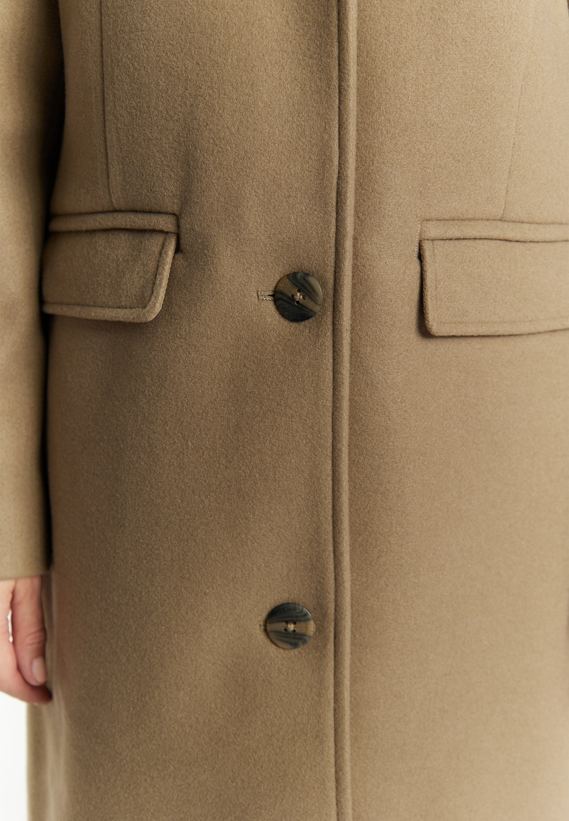 Dreimaster Klassik Women's Transitional Jacket In A Wool Look - Schmuddelwedda Shop