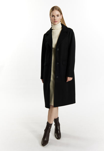 Dreimaster Klassik Women's Transitional Jacket In A Wool Look - Schmuddelwedda Shop