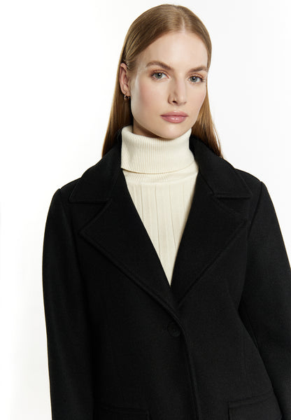 Dreimaster Klassik Women's Transitional Jacket In A Wool Look - Schmuddelwedda Shop