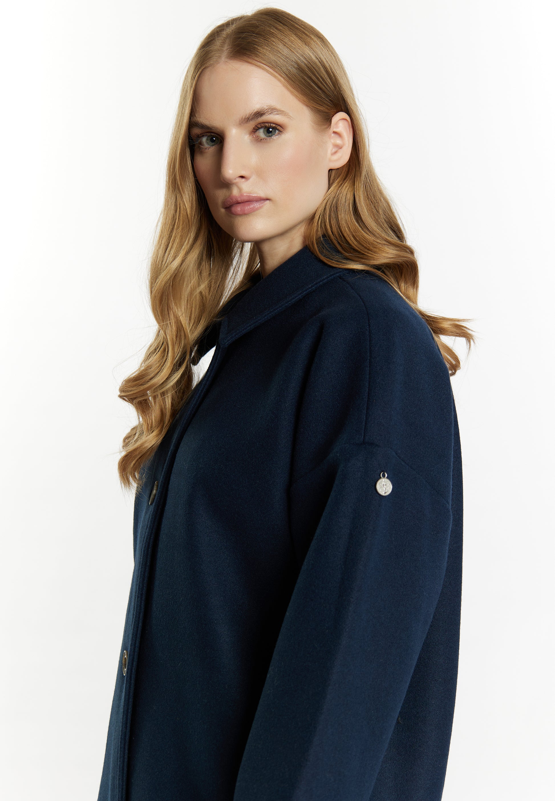 DreiMaster Vintage Damen Übergangsjacke im Woll-Look