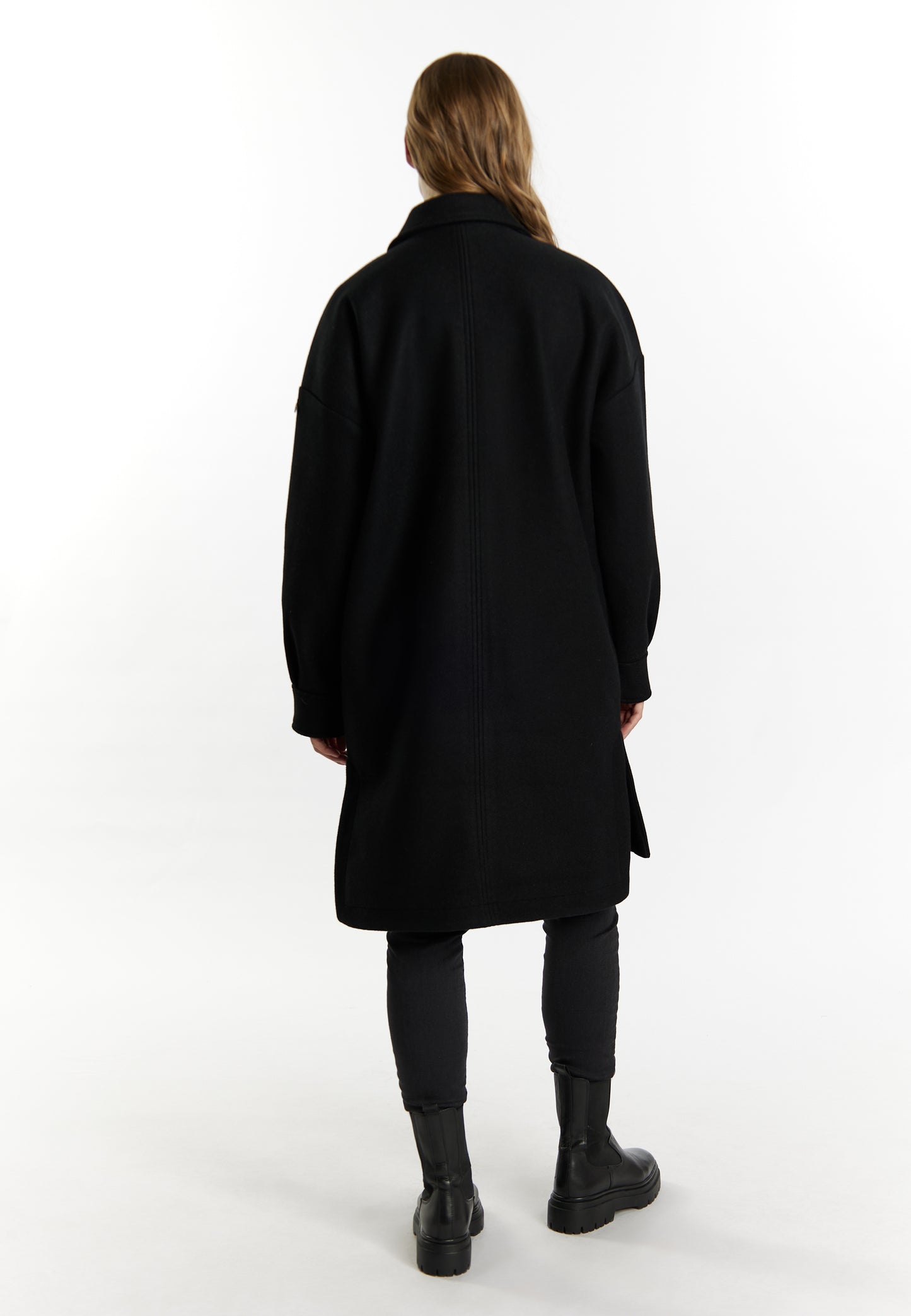 DreiMaster Vintage Damen Übergangsjacke im Woll-Look