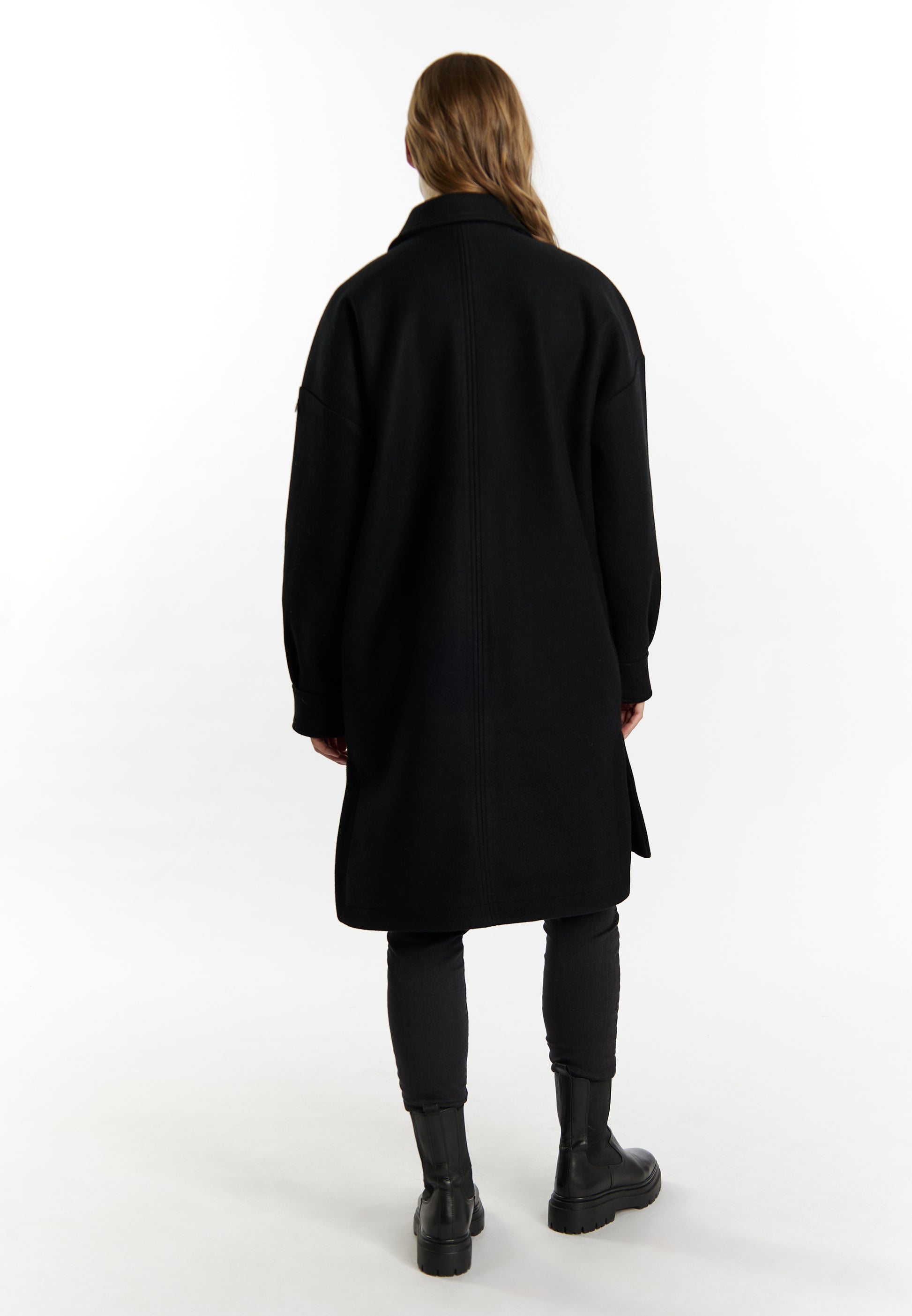 DreiMaster Vintage Damen Übergangsjacke im Woll-Look