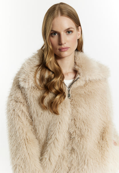 DreiMaster Vintage Women's Jacke aus Webpelz