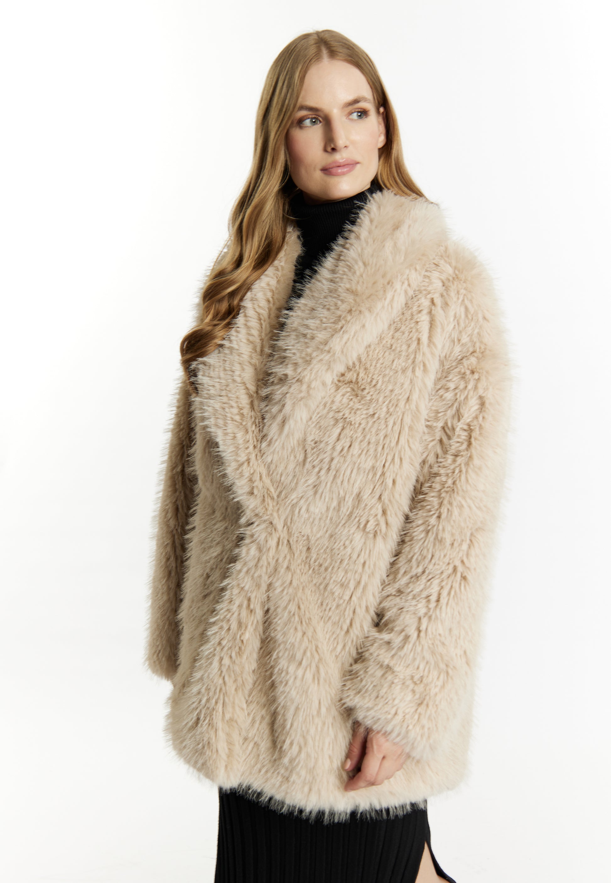 DreiMaster Vintage Women's Faux Fur Coat