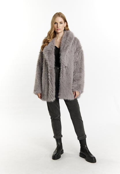 DreiMaster Vintage Women's Faux Fur Coat