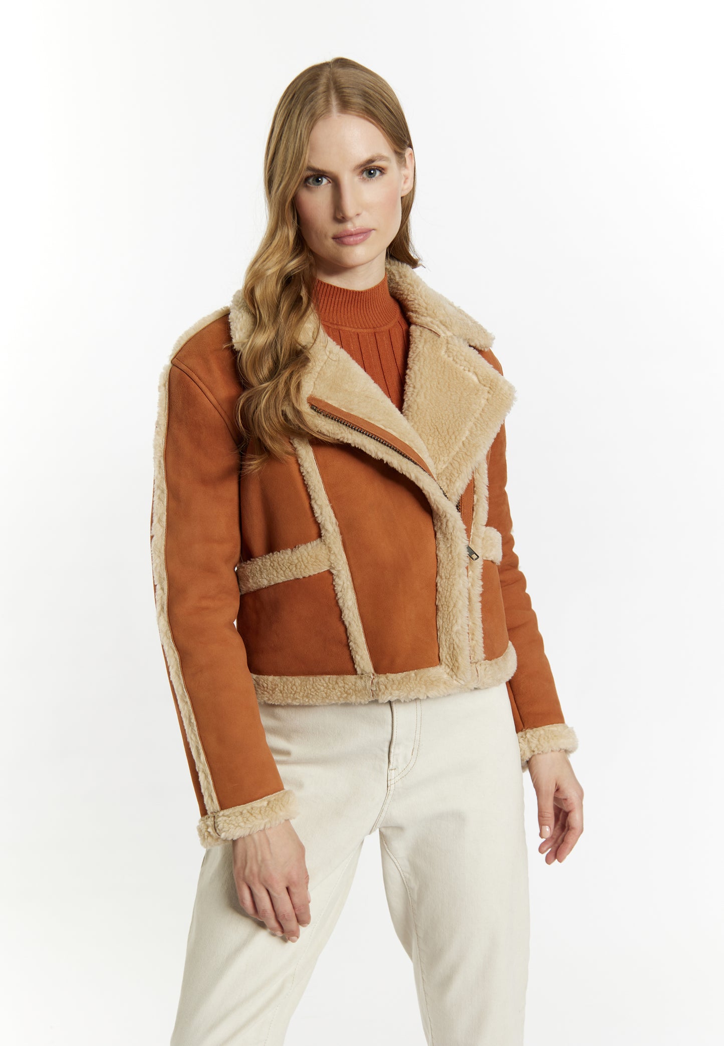 Bikerjacke aus Leder
