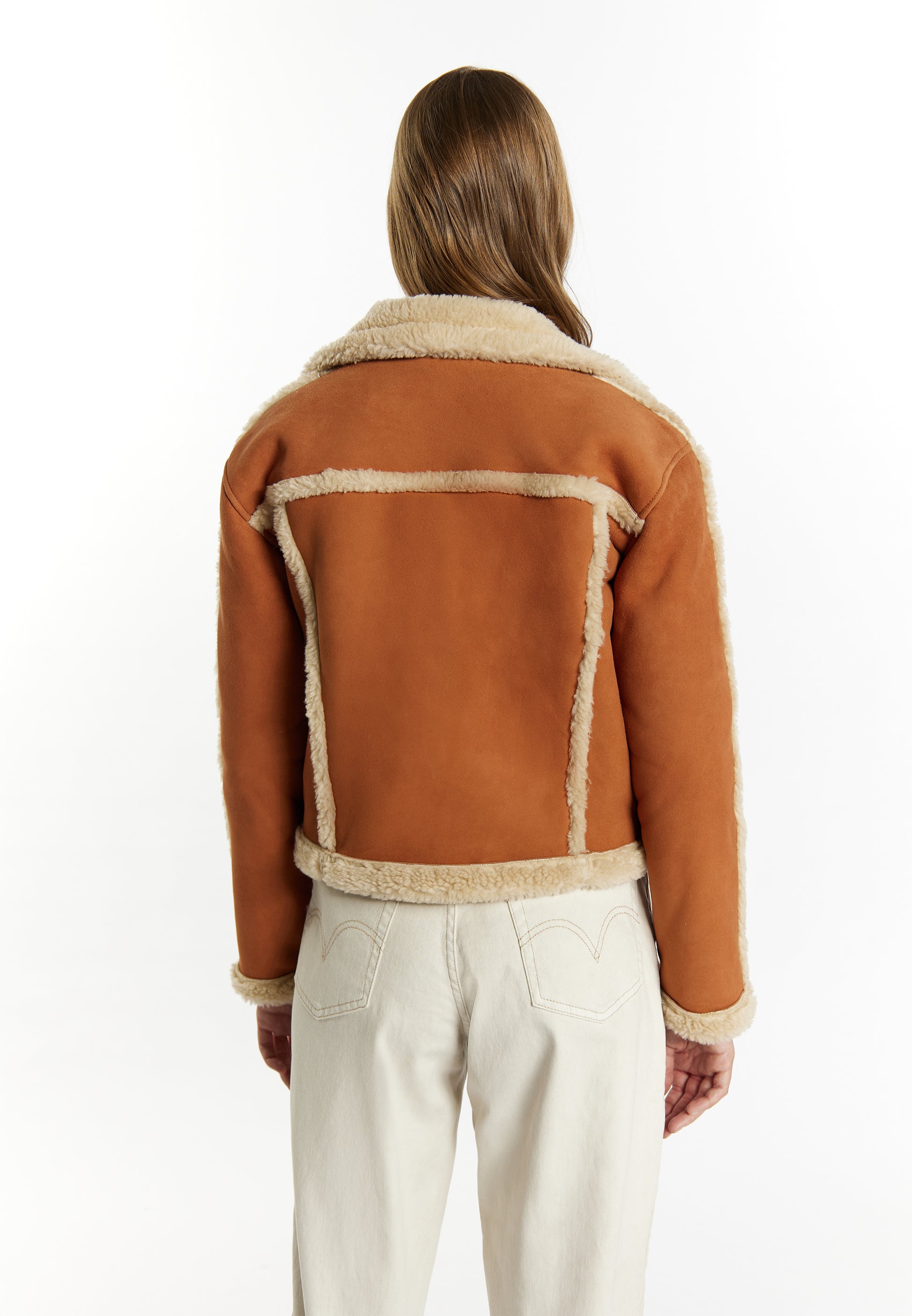 Bikerjacke aus Leder