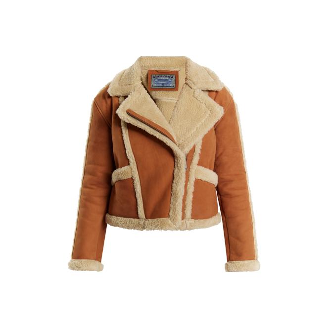 Bikerjacke aus Leder