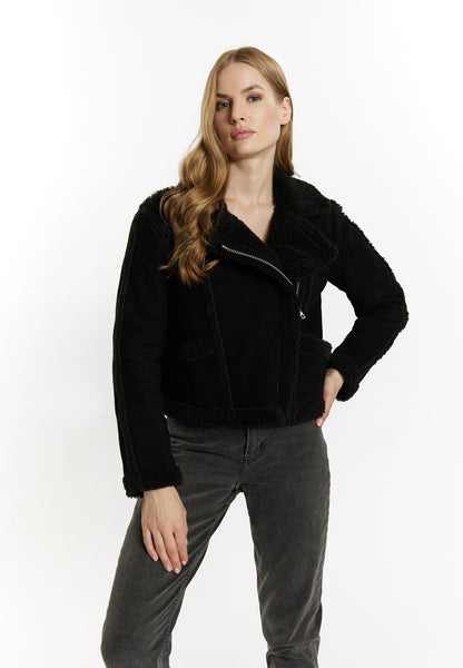 Bikerjacke aus Leder