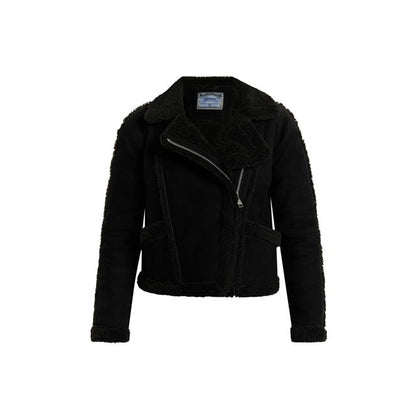 Bikerjacke aus Leder