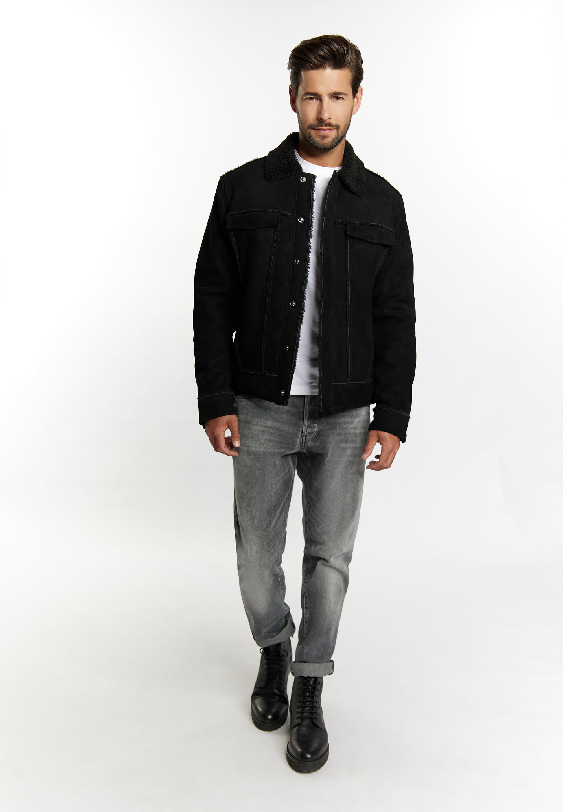 Dreimaster Vintage Men's Suede Jacket