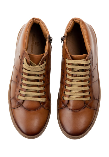 DreiMaster Klassik męskie sznurowane buty za kostkę