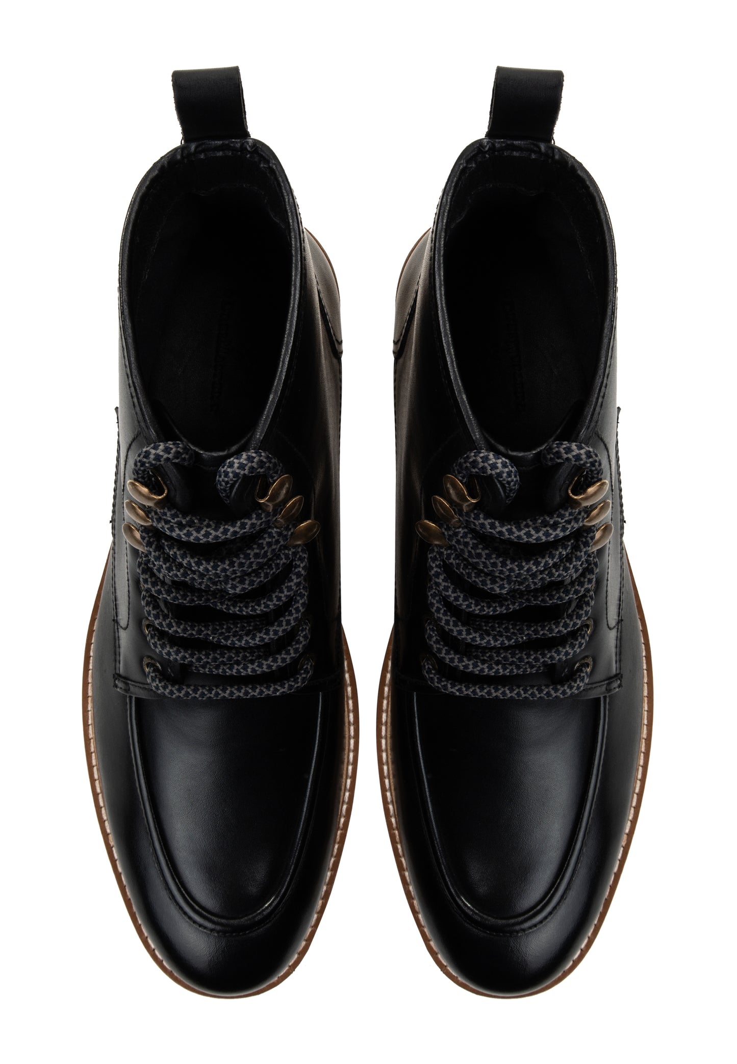 DreiMaster Klassik męskie sznurowane buty za kostkę