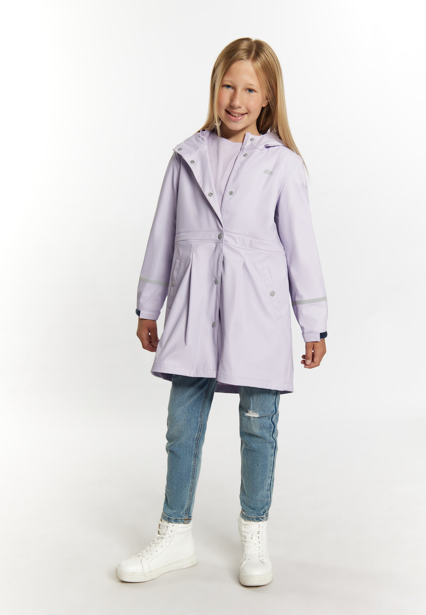 Regenmantel aus recyceltem Polyester
