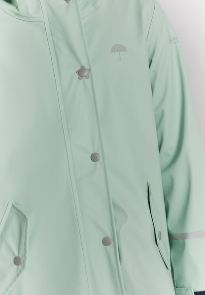 Schmuddelwedda Regenjacke aus recyceltem Material gefertigt