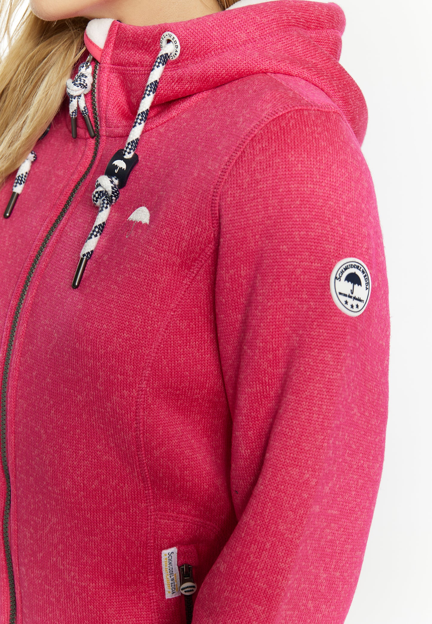 Schmuddelwedda Damen Strickfleecejacke