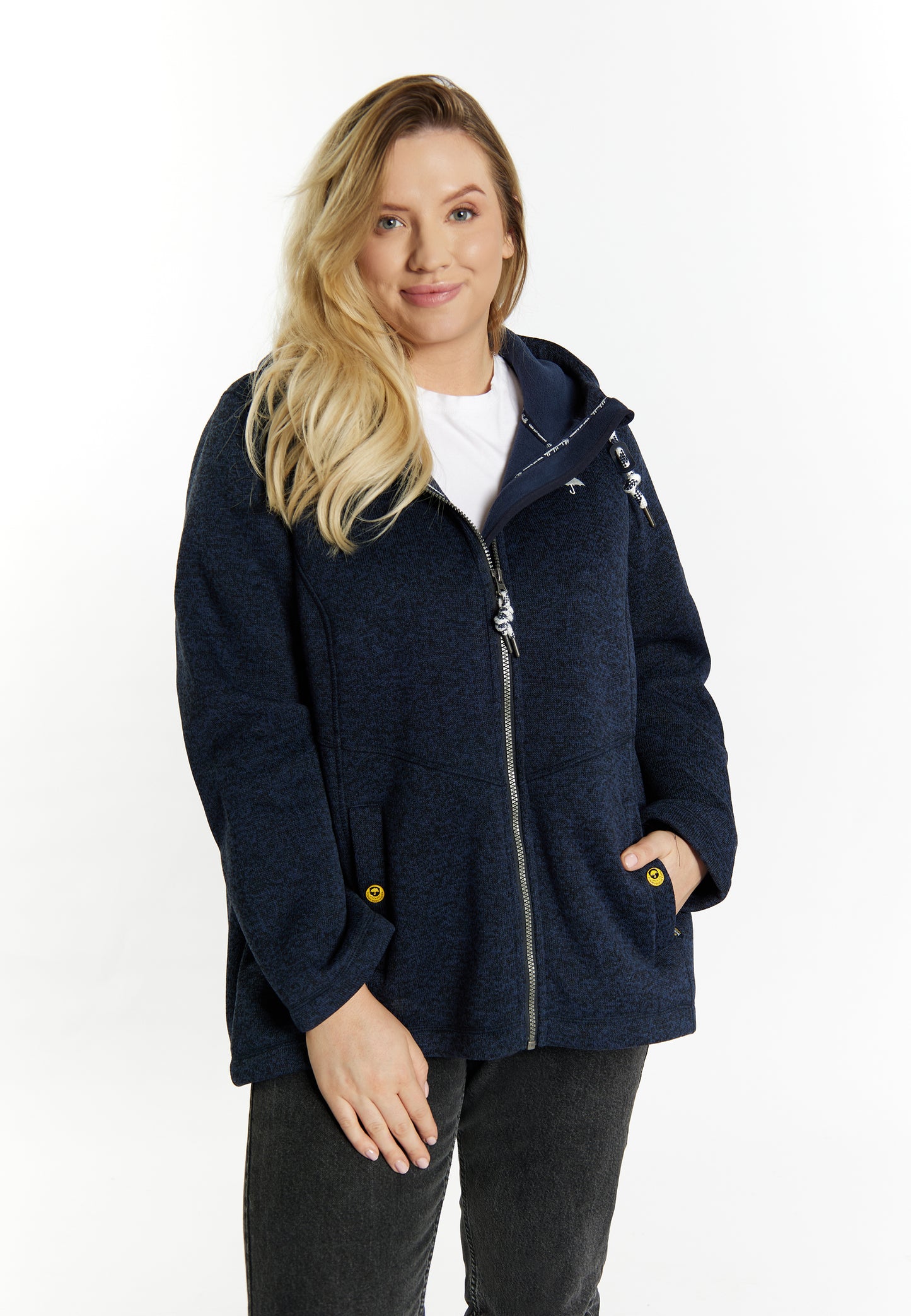 Strickfleecejacke