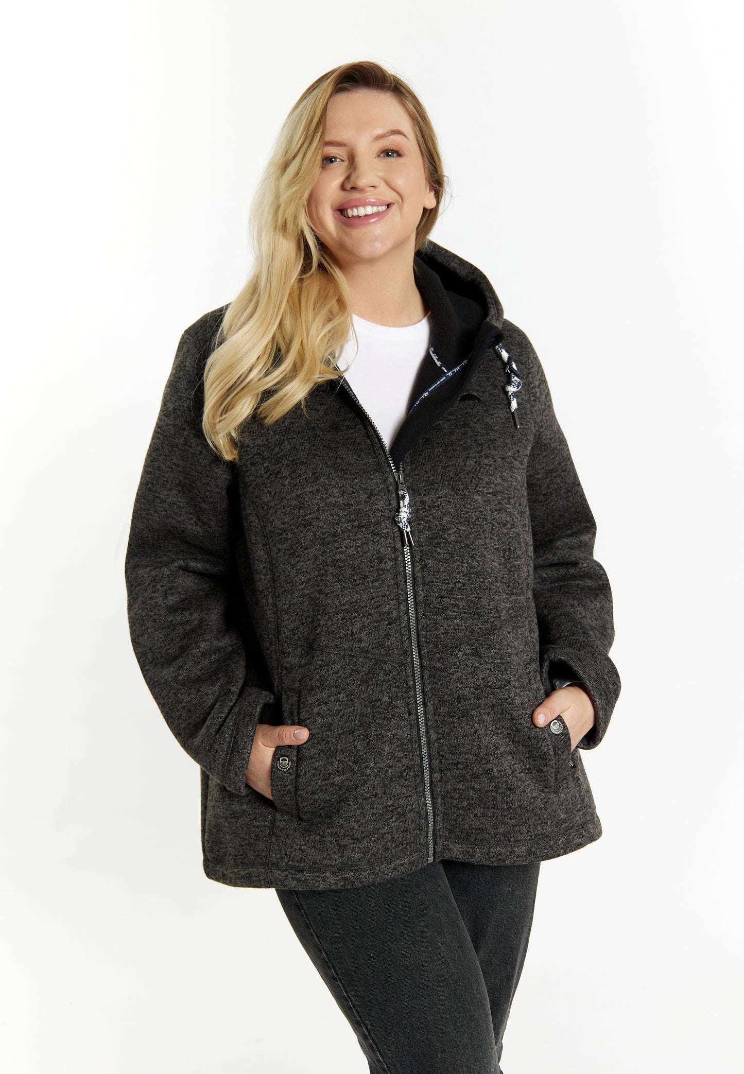 Strickfleecejacke