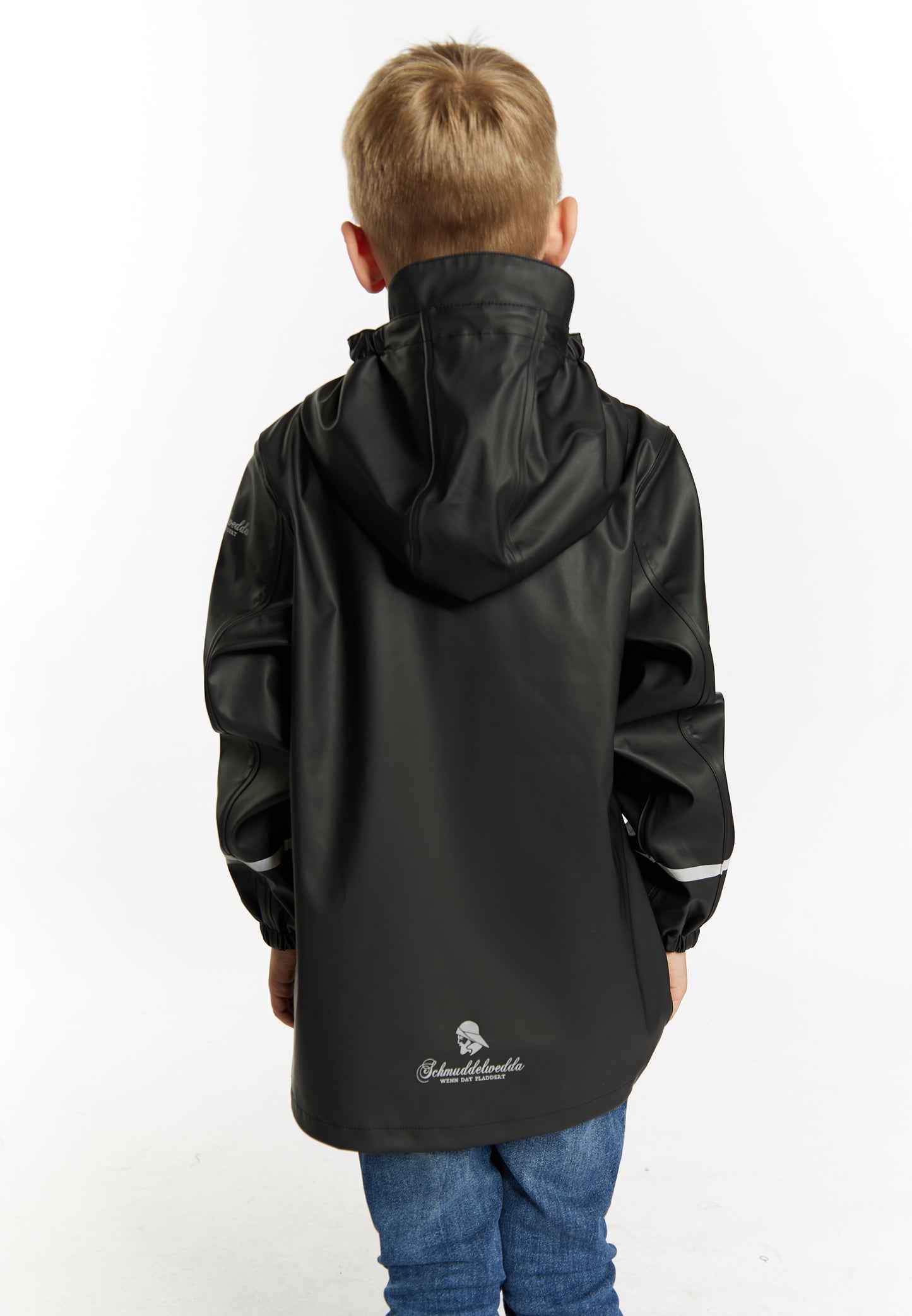 Regenjacke aus recyceltem Material