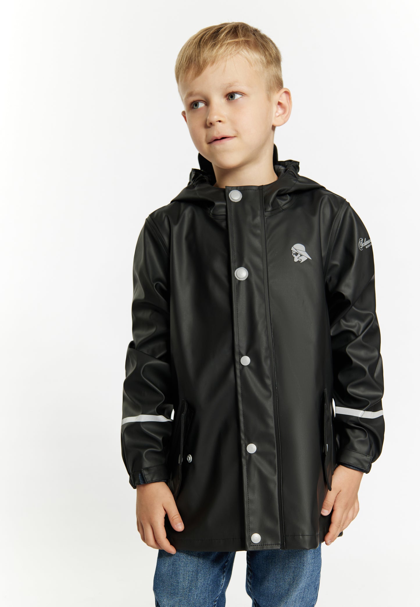 Regenjacke aus recyceltem Material