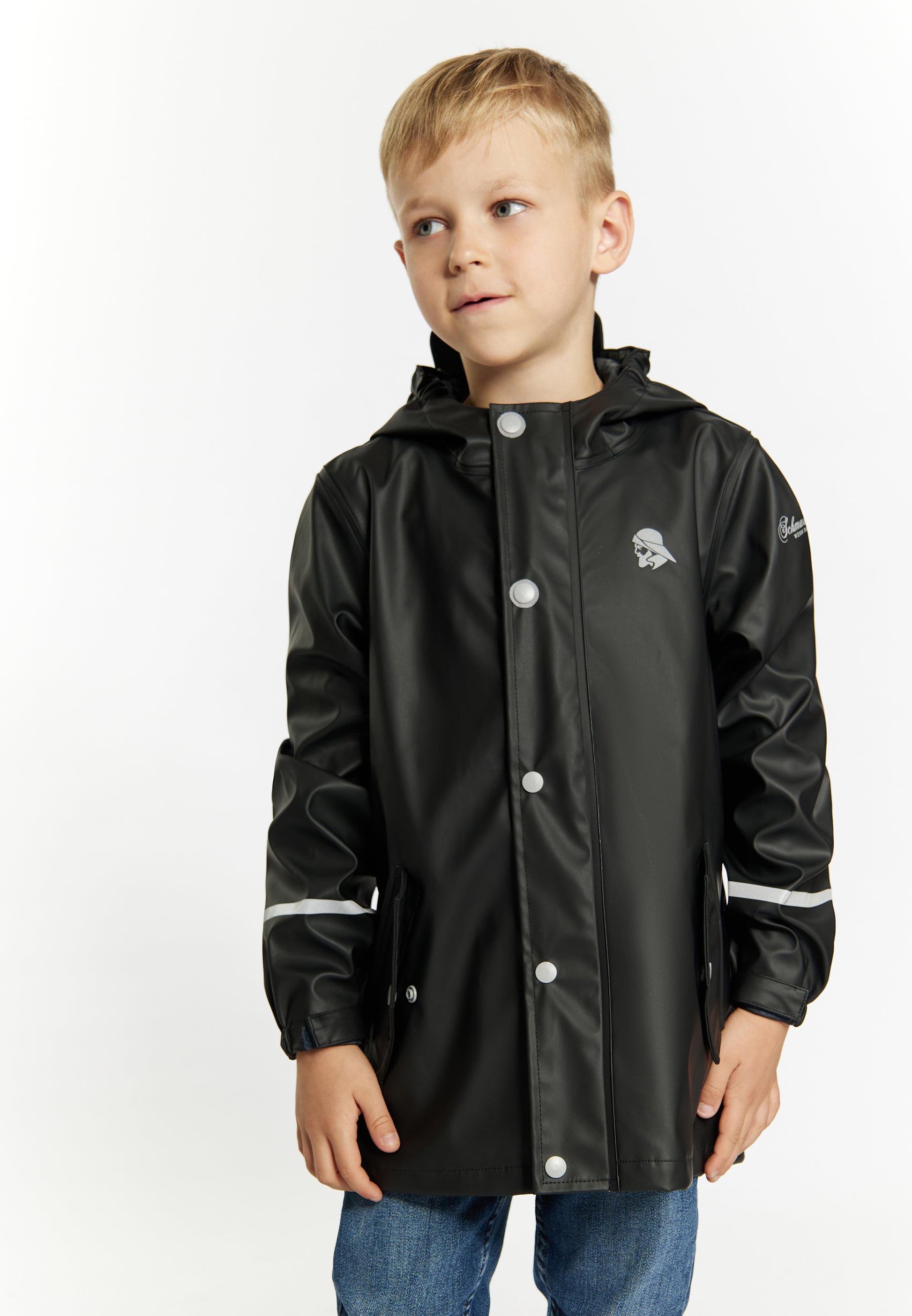Regenjacke aus recyceltem Material