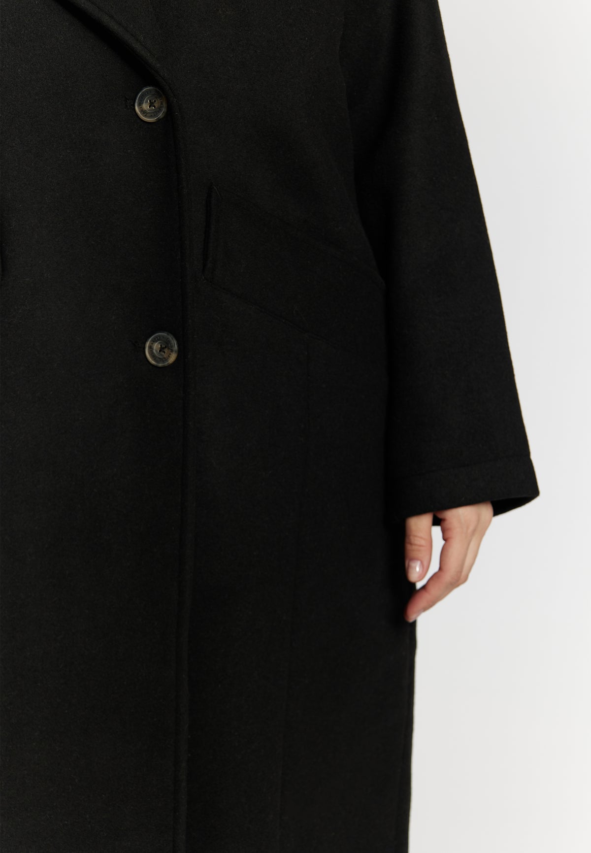 DreiMaster Vintage Women's Übergangsmantel aus Wollgemisch