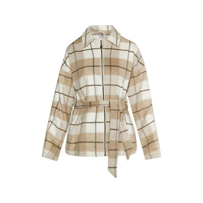 DreiMaster Vintage Women's Übergangsjacke mit Karomuster