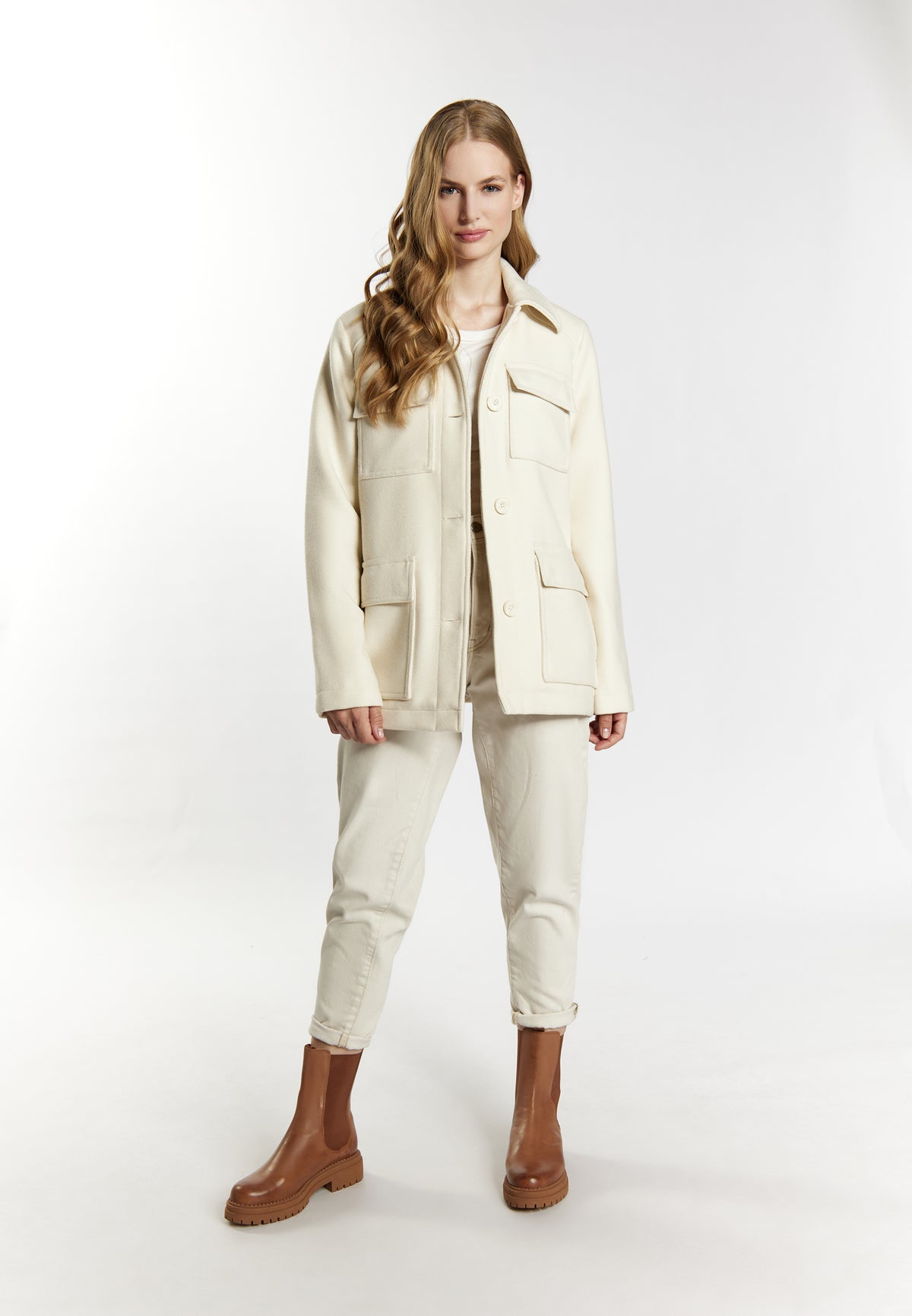 DreiMaster Vintage Women's Übergangsjacke aus Wollgemisch imane