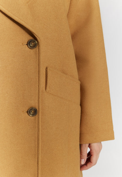 DreiMaster Vintage Women's Übergangsmantel aus Wollgemisch