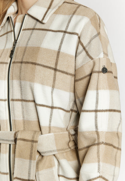 DreiMaster Vintage Women's Übergangsjacke mit Karomuster