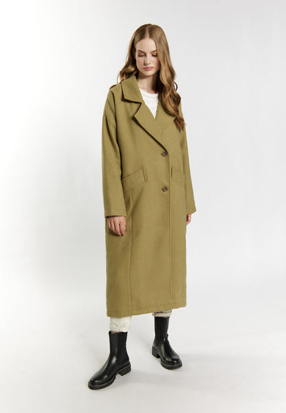 DreiMaster Vintage Women's Übergangsmantel aus Wollgemisch