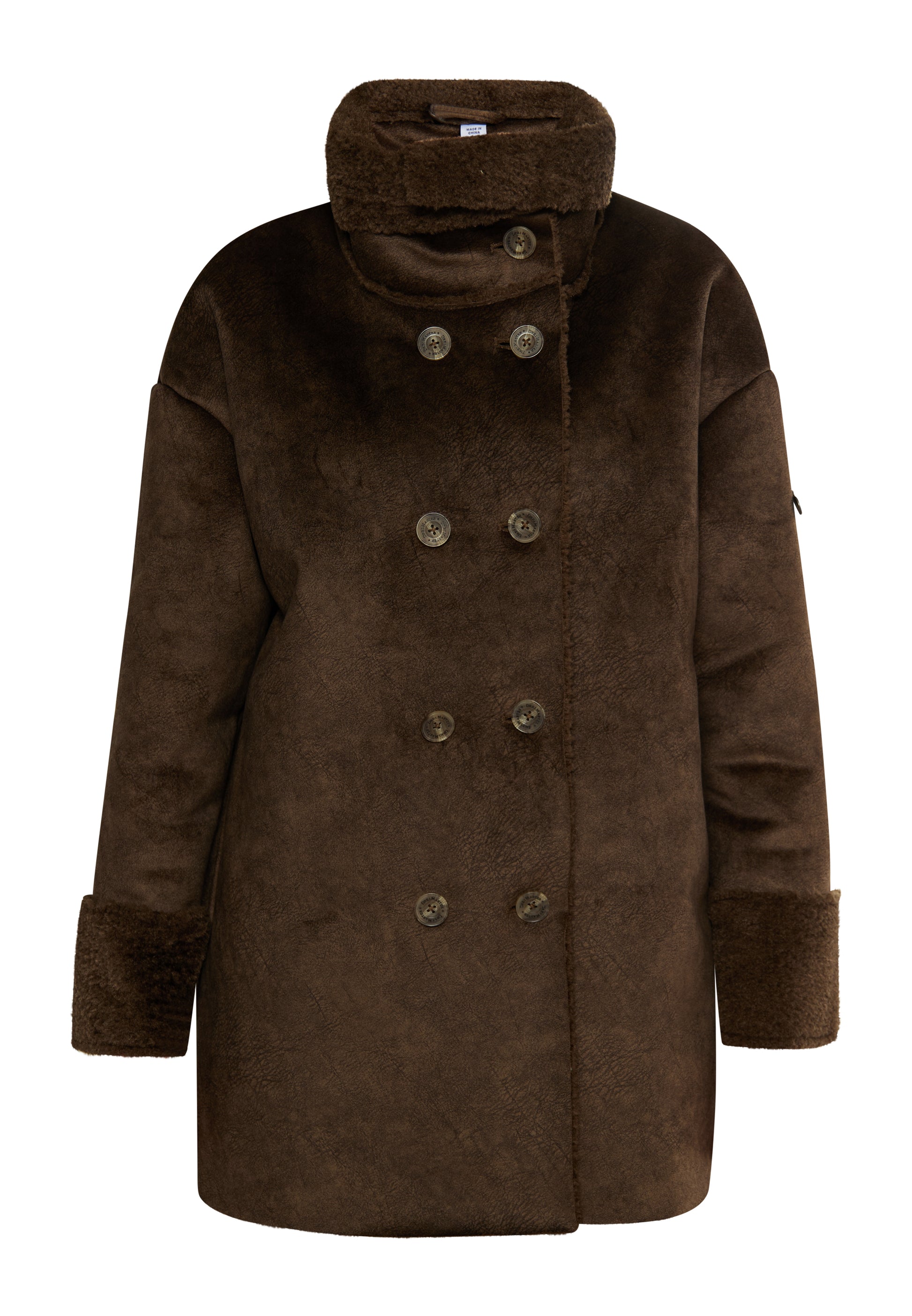 Jacke aus Fellimitat