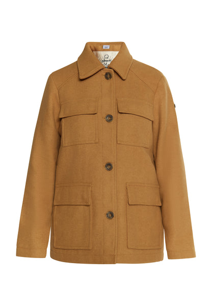 DreiMaster Vintage kurtka przejściowa damska wykonana z mieszanki wełny