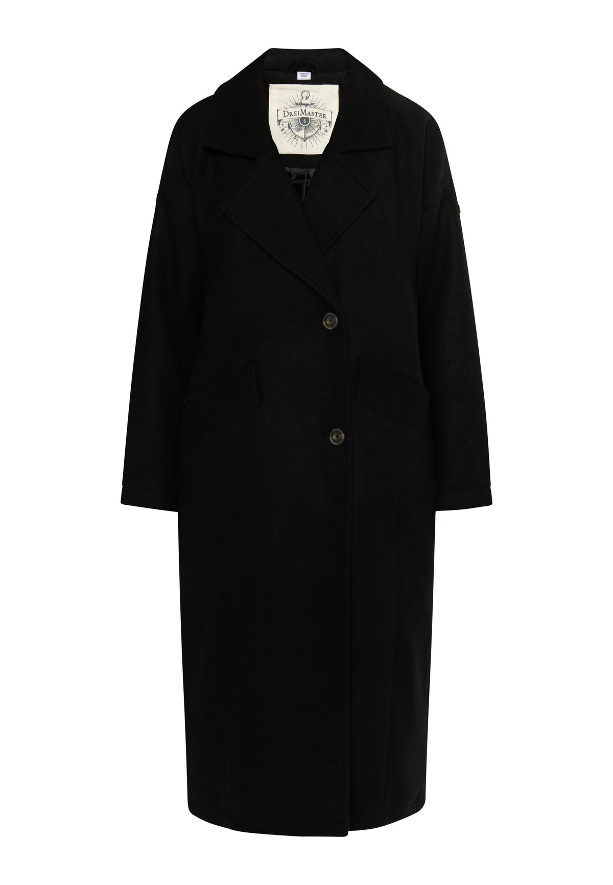DreiMaster Vintage Women's Übergangsmantel aus Wollgemisch