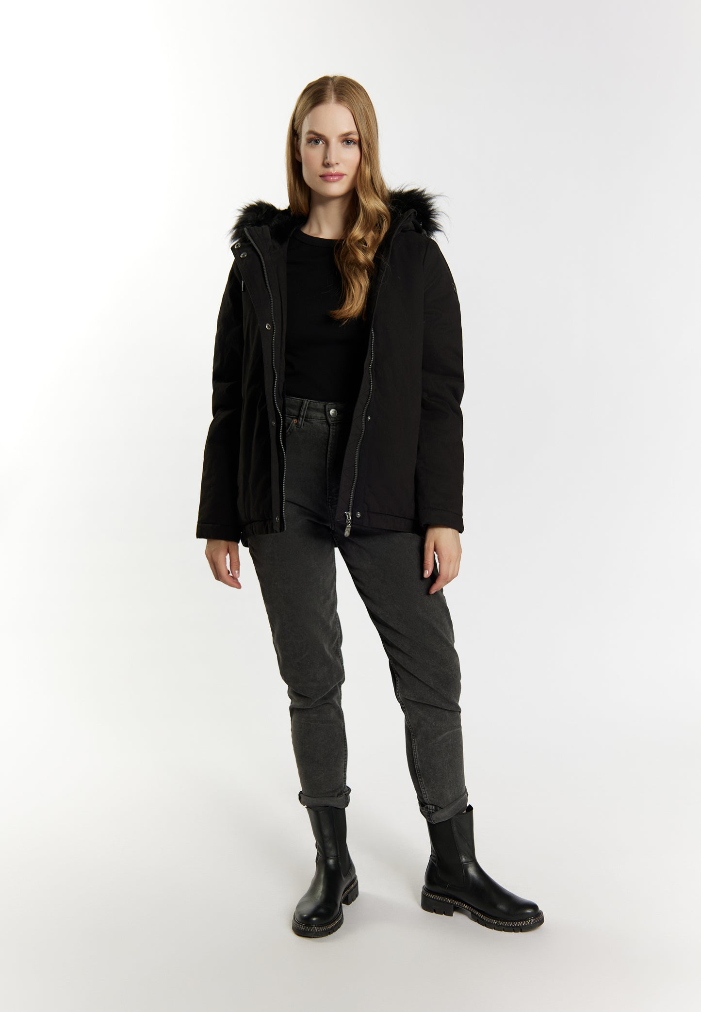 DreiMaster Vintage Women's Winterjacke + Shopping Bag Set