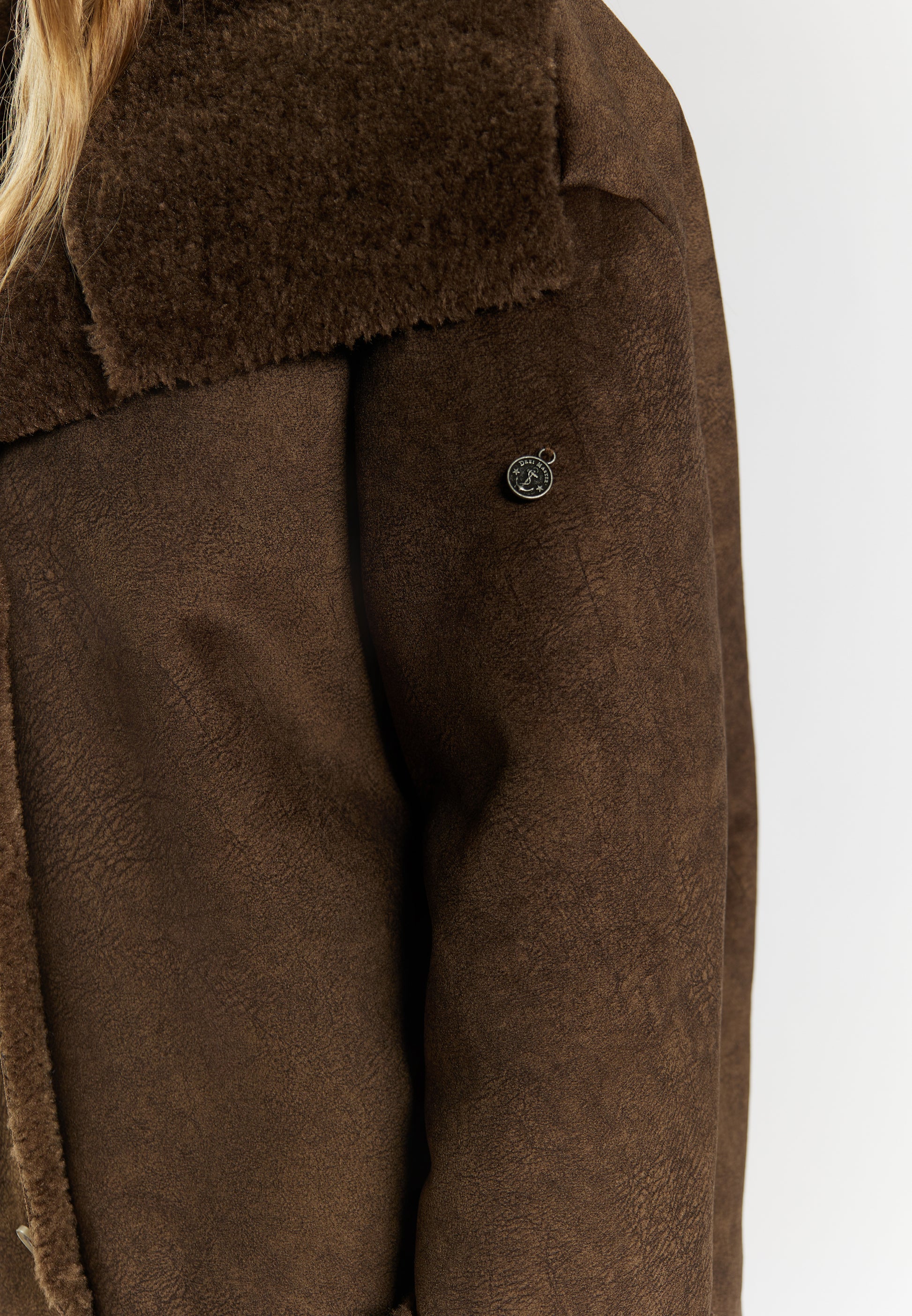Jacke aus Fellimitat