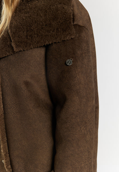 Jacke aus Fellimitat