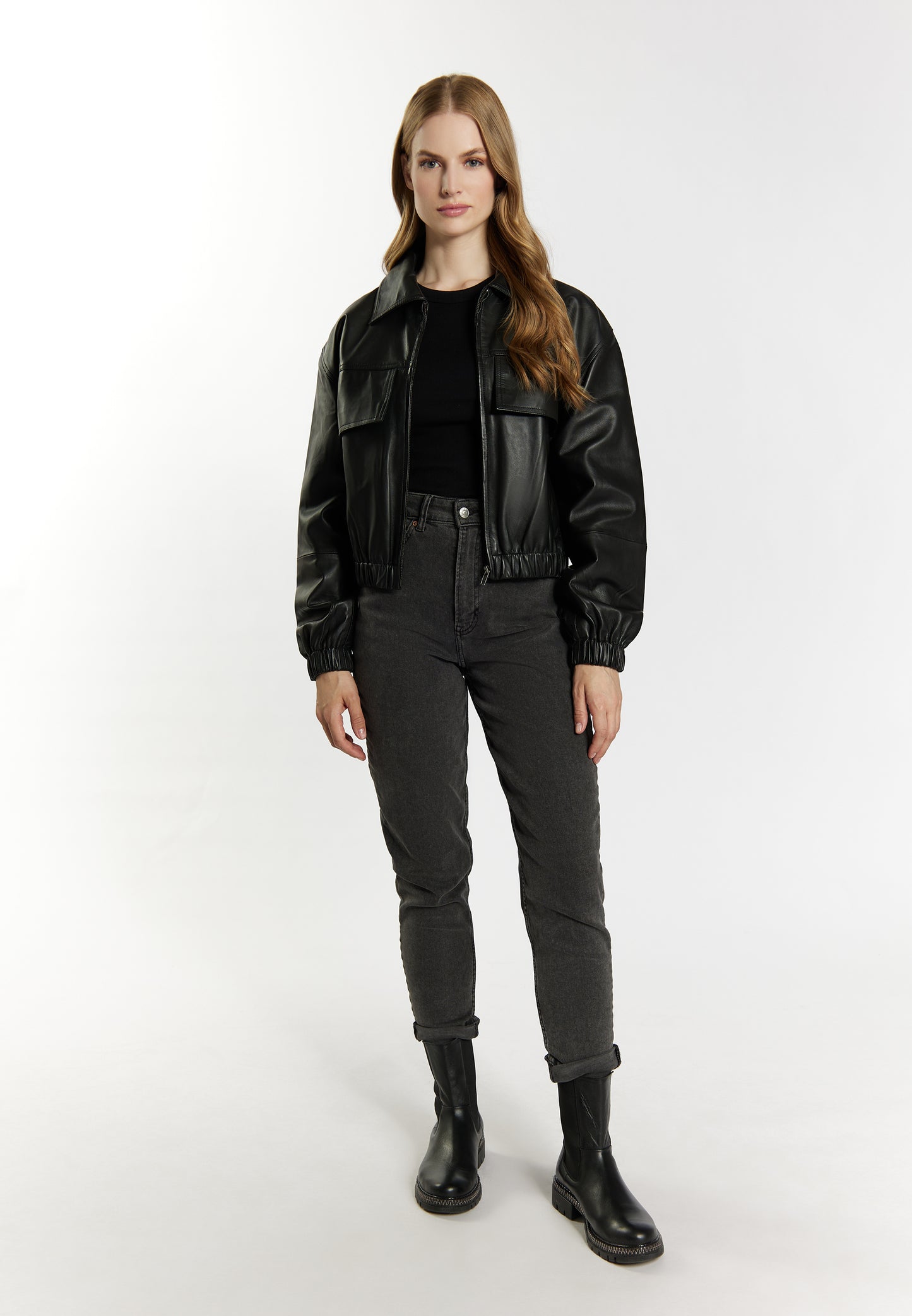 Dreimaster Vintage Women's Leather Blouson