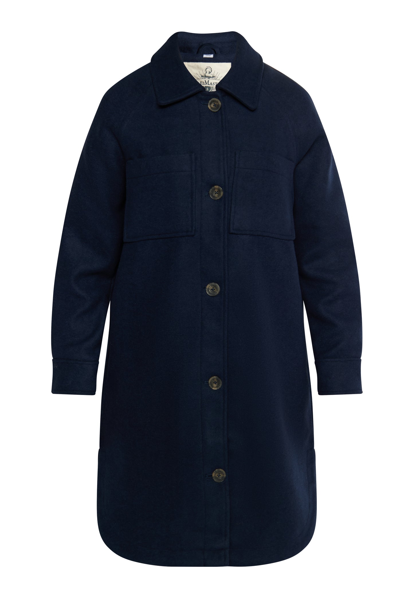 DreiMaster Vintage Damen Übergangsjacke aus einer Wollmischung gefertigt