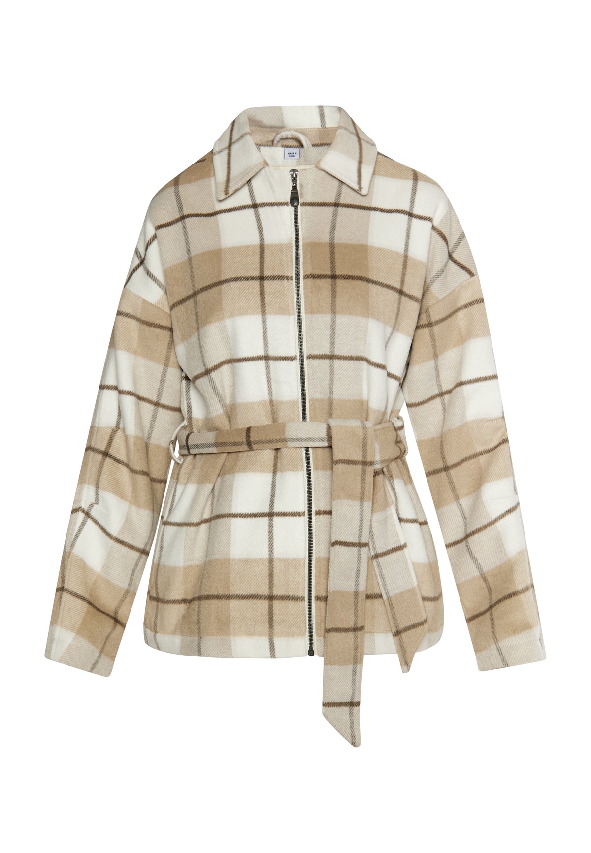 DreiMaster Vintage Women's Übergangsjacke mit Karomuster