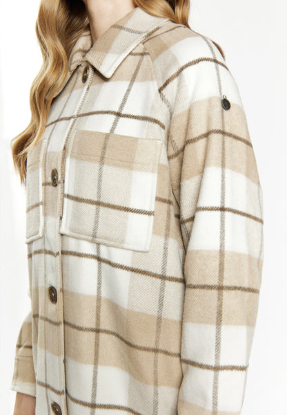DreiMaster Vintage Women's Hemdjacke mit Karomuster