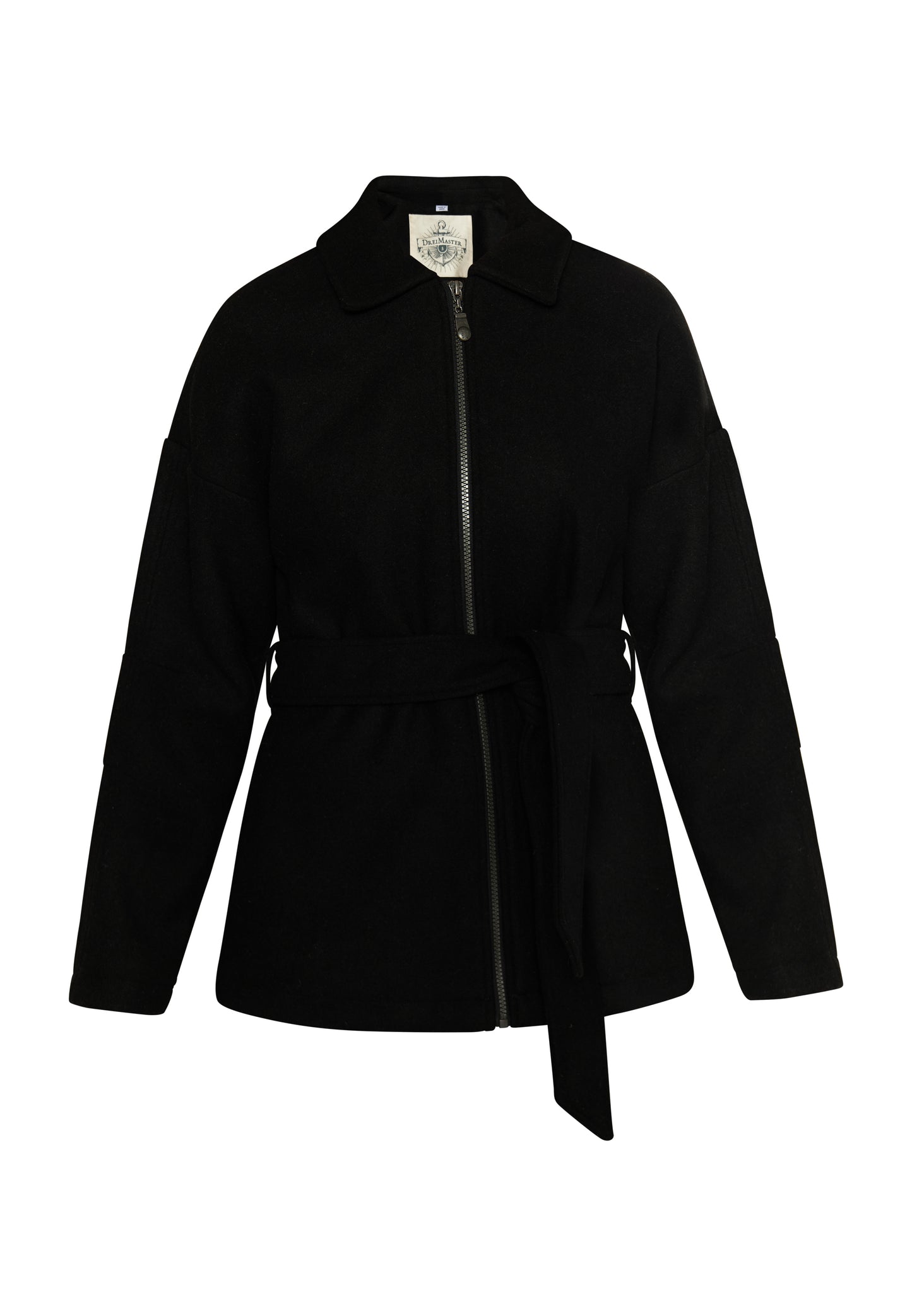 Dreimaster Vintage Damen-Übergangsjacke aus einer Wollmischung