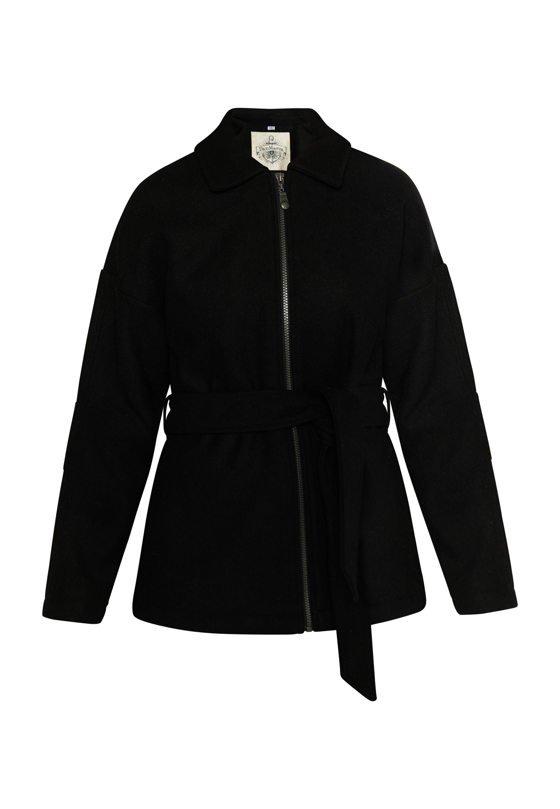 Dreimaster Vintage Damen-Übergangsjacke aus einer Wollmischung