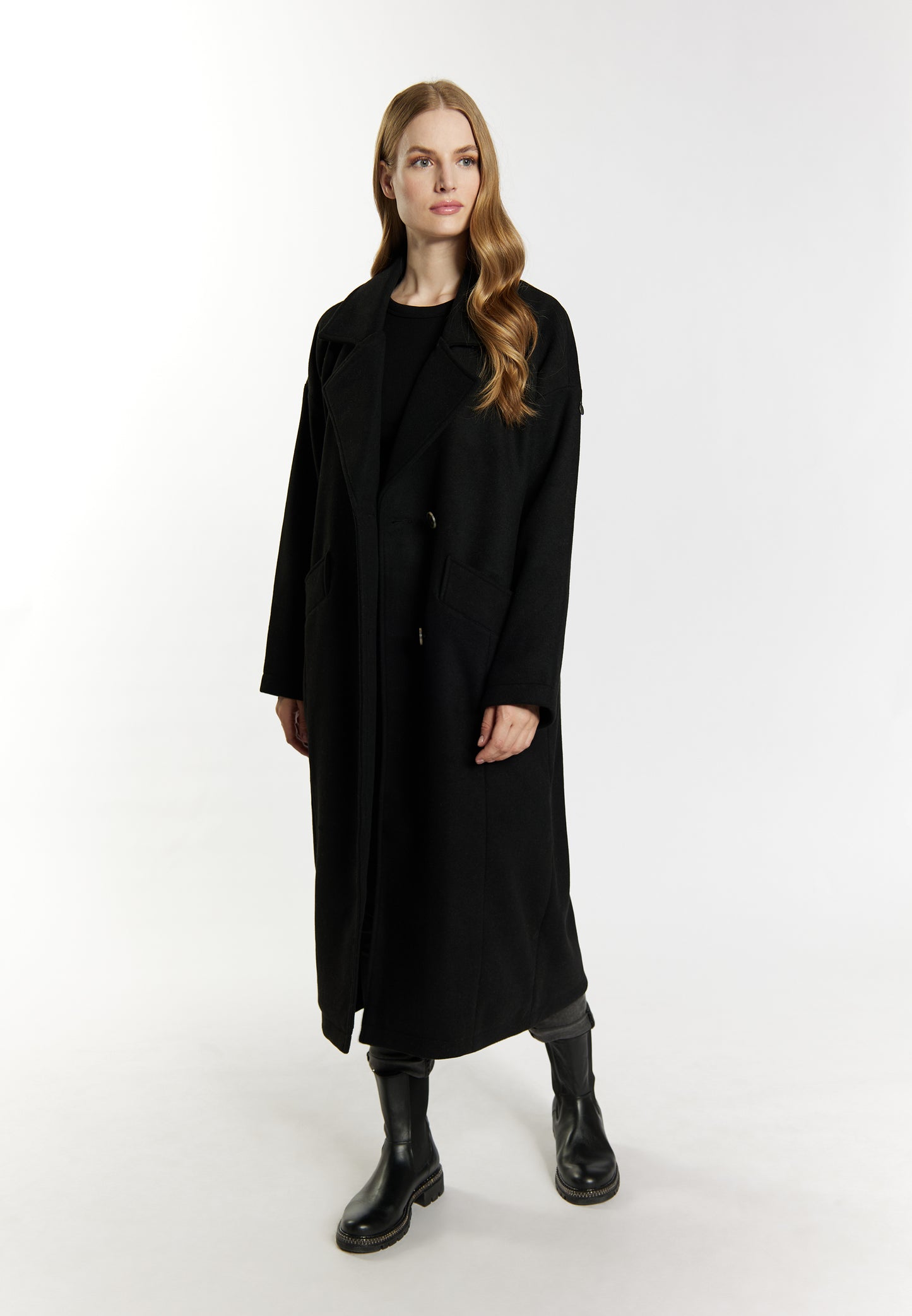 DreiMaster Vintage Damen Übergangsmantel aus Wollmischung