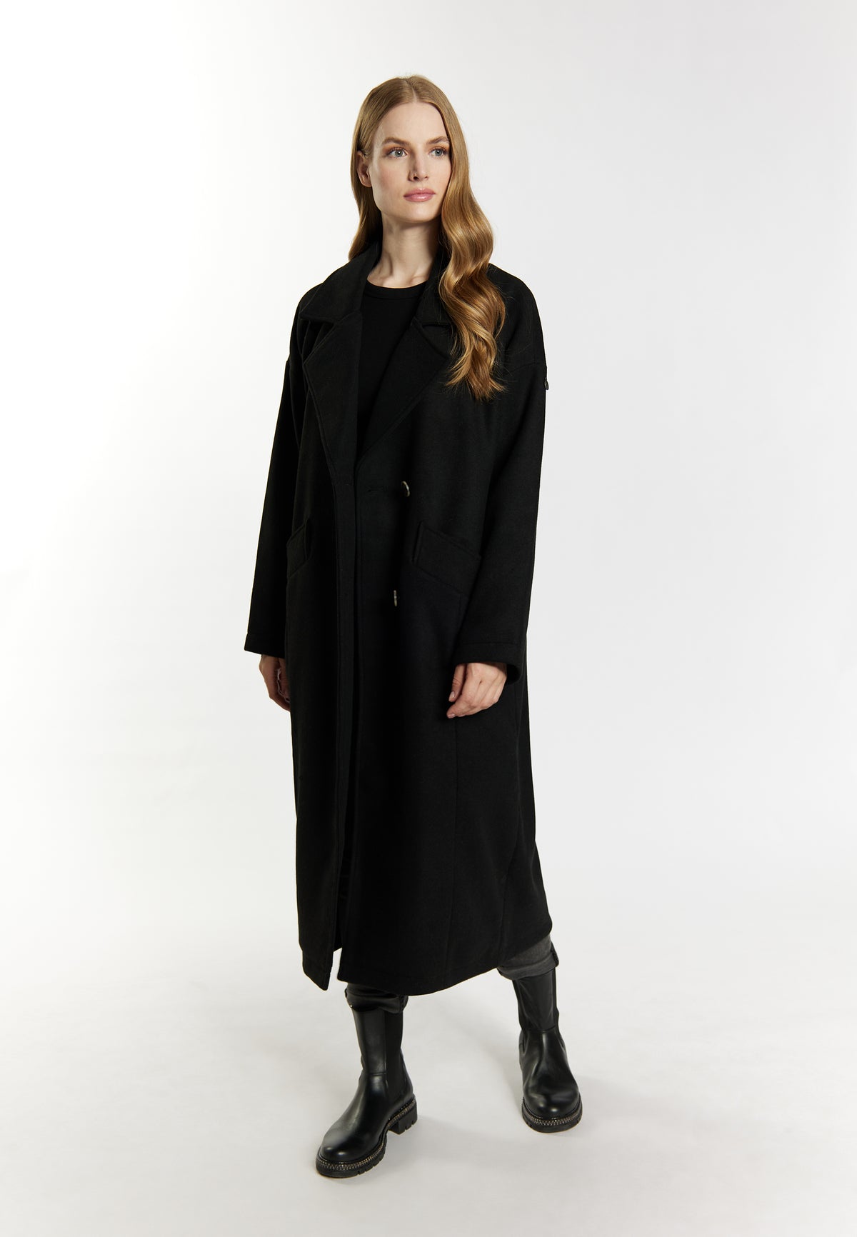DreiMaster Vintage Women's Übergangsmantel aus Wollgemisch