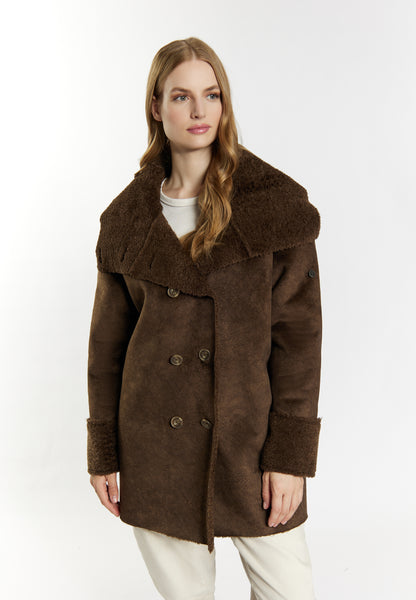 Jacke aus Fellimitat