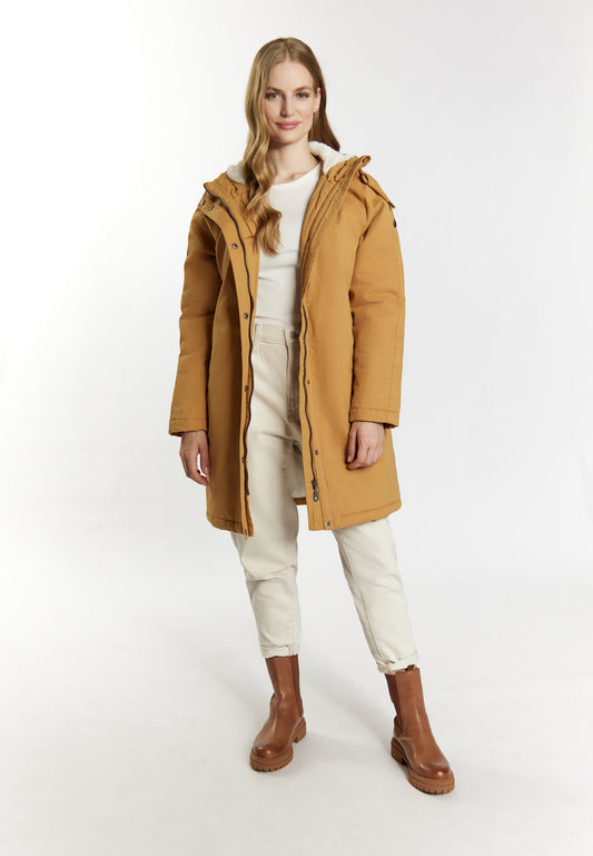 DreiMaster Vintage Kobiety zimowa parka + zestaw torba na zakupy