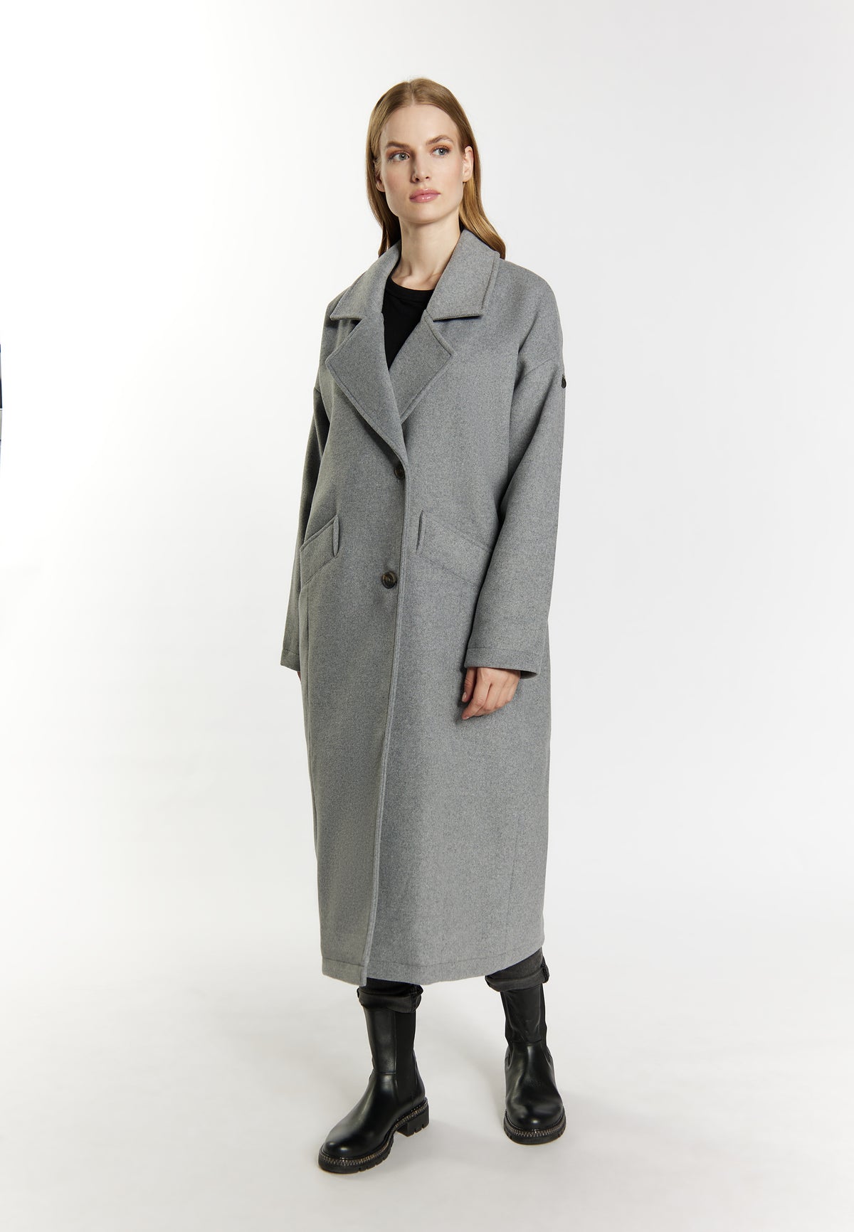 DreiMaster Vintage Women's Übergangsmantel aus Wollgemisch