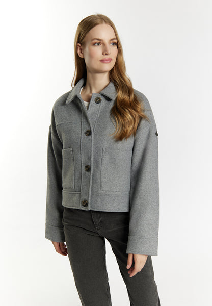 DreiMaster Vintage Women's Übergangsjacke aus Wollgemisch
